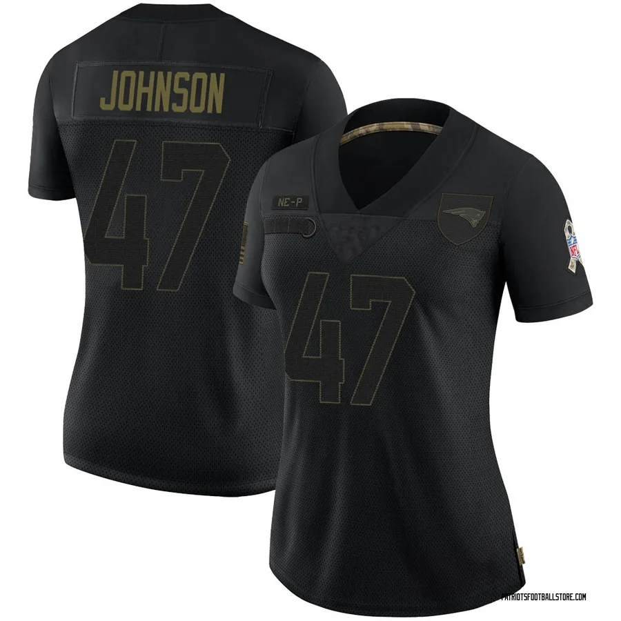 Jakob Johnson New England Patriots Women's Limited 2020 Salute To