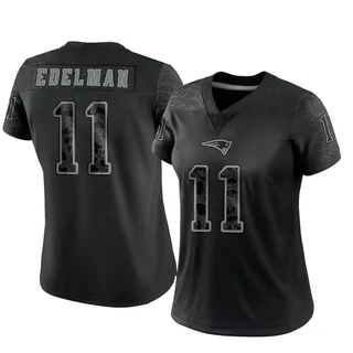 Men's Nike Julian Edelman Black New England Patriots 2020 Salute To Service  Limited Jersey