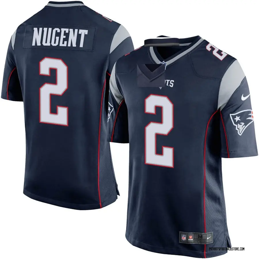 Mike Nugent New England Patriots Men's Game Team Color Nike Jersey ...