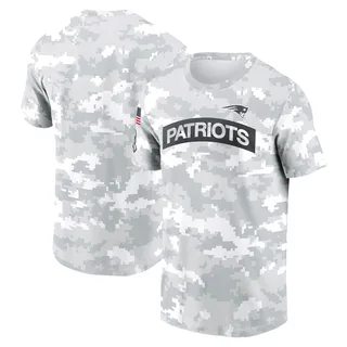 New England Patriots 2024 Salute To Service Performance T-Shirt Arctic Camo