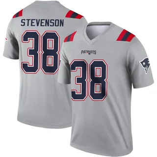 Nike Men's New England Patriots Rhamondre Stevenson #38 Navy Game Jersey