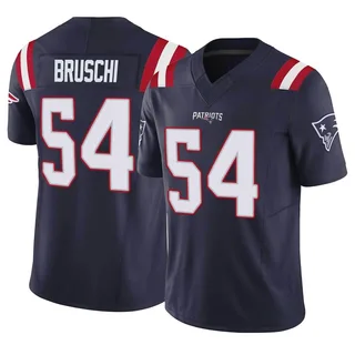 Youth New England Patriots #54 Tedy Bruschi Color Rush Game Home Jersey -  Navy