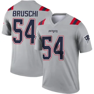 New England Patriots TEDY BRUSCHI Pink Cancer YOUTH Jersey size-Medium  10/12 New